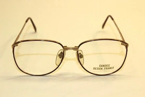 Vintage Lauren G / Maroon Design France Eyeglasses 54 / 11 DEMO - Picture 1 of 10