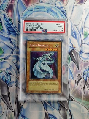 Yugioh Cyber Dragon CT03-EN002 Collectors Tin Secret Rare MINT PSA 9 - Image 1 of 4