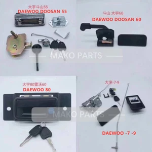 Cab Door Lock Assembly Fit For DAEWOO DOOSAN DH150 DH220 DH225-5-7 Excavator - Picture 1 of 1