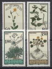 Liechtenstein 1995 Sc# 1056-1059 Mint MNH flowers sunflower valeriana stamps set