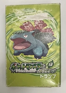 CAJA DE BARAJA VACÍA Pokemon Japonés Hoja Verde Poker Mazo de Cartas 2004 - Imagen 1 de 2