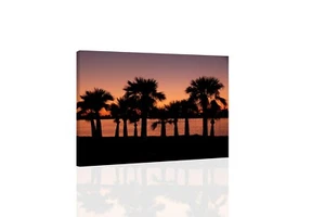 Tropical Sunset - CANVAS OR PRINT WALL ART - Picture 1 of 2