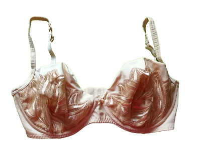 Warner's 19871 UK 36DD Butterscotch Underwired Embroidered Balcony Bra - Image 1 of 4