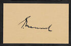 Mick Mannock WWI Air Ace Autograph Reprint On Original WWI Period 3x5 Card 