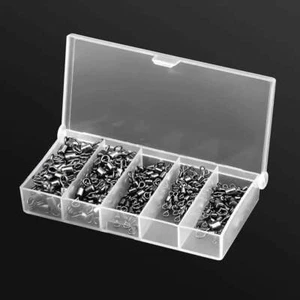 250pcs/Set Fishing Connector 2 4 6 8 10 Fishing Barrel Bearing Rolling Swivel So - Picture 1 of 6