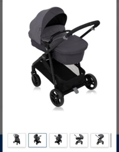2-in-1 Kombikinderwagen/Reisebuggy/Wanneneinlage/Sportsitz/ab Geburt bis 4 J - Bild 1 von 7