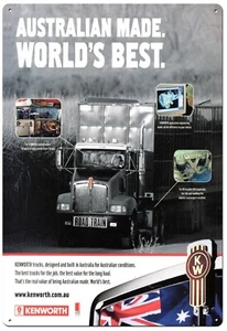 kenworth trucks METAL TIN SIGN man cave bar retro style 30 by 20 cm - Picture 1 of 1
