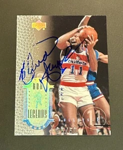 Elvin Hayes 1999 Oberdeck Legenden Gedenk signiertes Autogramm AUTO #/50 TTM - Bild 1 von 3