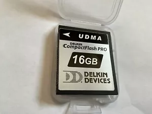 1pcs 16gb DELKIN DEVICES CF I compactflash memory card *for Nikon Canon cameras - Picture 1 of 3