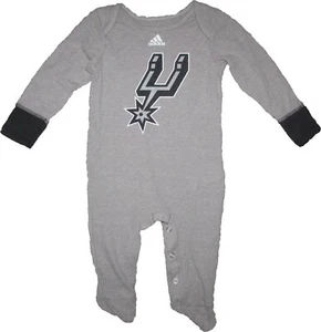 San Antonio Spurs Tuta Dormiente Neonato Grigio - Foto 1 di 1