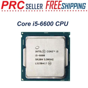 Intel Core i5-6600 4-Cores Desktop 3.30 GHz 6MB LGA 1151 SR2BW 65W CPU Processor - Picture 1 of 17