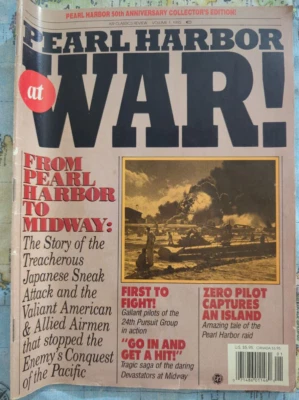 1992 Pearl Harbor at War Magazine Vol 1 Japanese Sneak Attack Airmen - DM34 - Image 1 of 4