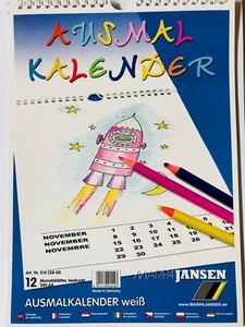 Marpa Jansen calendario para pintar pintura calendario manualidades niños - Imagen 1 de 1