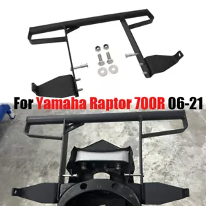Aluminum Wide Rear Grab Bar Bumper Kit For Yamaha Raptor 700R 2006-2020 2021 ATV - Picture 1 of 8