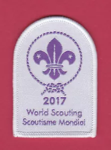PARCHE DE LA ORGANIZACIÓN MUNDIAL DEL MOVIMIENTO SCOUTS - SCOUTING SCOUTISME MUNDIAL 2017 - Imagen 1 de 2