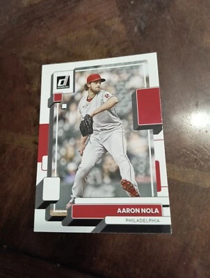 AARON NOLA 2022 PANINI DONRUSS #189 FREE SHIPPING - Image 1 of 2