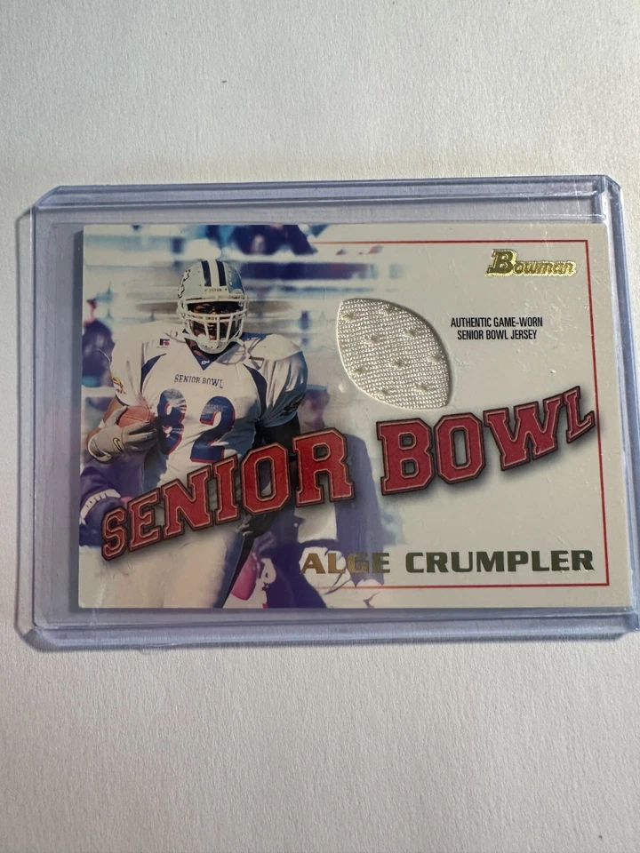 K83,502 - 2001 Bowman Rookie Relics #BJAC Alge Crumpler Jersey - Image 1 of 1