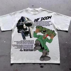 Remake Madvillainy MF DOOM short sleeve white color shirt KV30530 - Picture 1 of 2