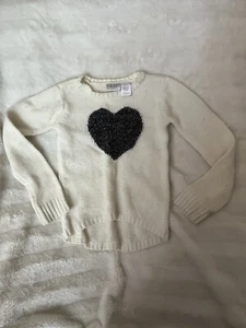 Blush By Los Angeles Girls Sweater Heart Theme Size 10 - Picture 1 of 5