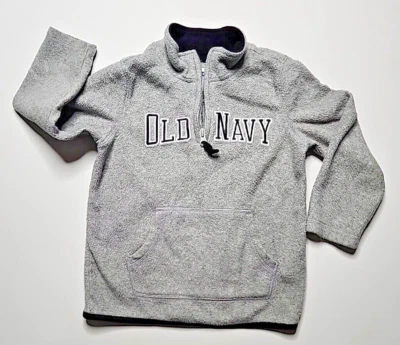 Old Navy 1/4 Cremallera Vellón Gris Niño 5T Foto 1 de 4