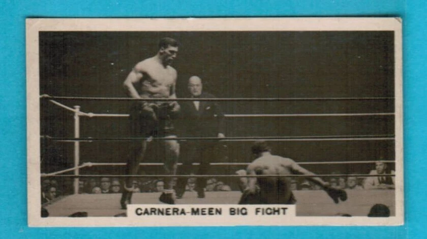 1932 Wills Homeland Events #45 Boxing Primo Carnera  Meen Big Fight (pre-Goudey) - Image 1 of 2