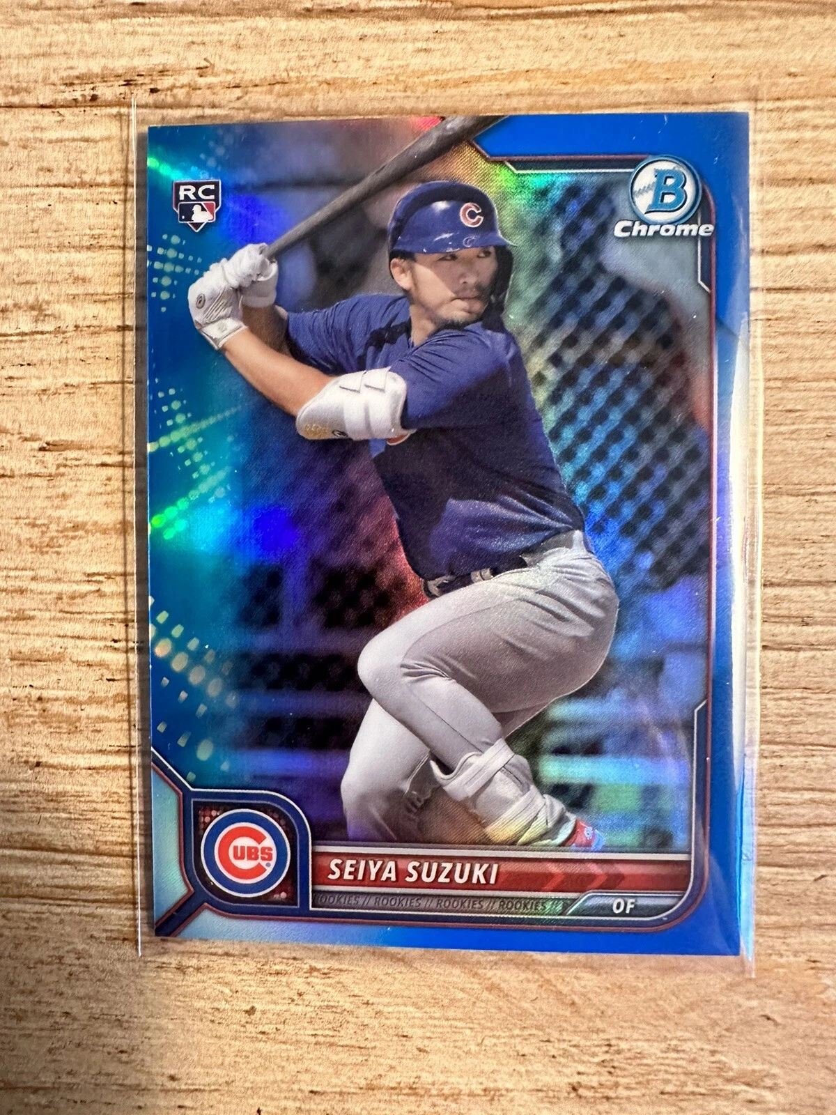 2022 Bowman Chrome #69 Seiya Suzuki RC Rookie TRUE Blue Refractor /150