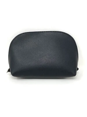 Bolsa de maquillaje negra para mujer Saks Fifth Avenue artículos de tocador cosméticos para United Airlines Foto 1 de 4