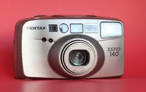 PENTAX ESPIO 140 Zoom Point & Shoot 35mm Film Camera. TESTED - Picture 1 of 5