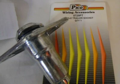 Pico 0729PT 6-PoleTrailer 插座 UPC:035704607293 NOS  — 第 1/4 张图片
