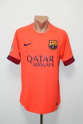 Barcelona Barsa Football Shirt Jersey Camiseta Soccer 2014 2015 Away Size M Nike - Image 1 of 4