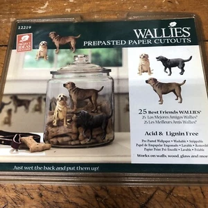 Best Friend, Dogs Cutouts Decals Stickers Wallies New In package - Picture 1 of 6