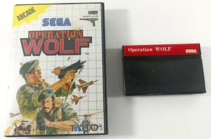 Jeu Sega Master System en boite Operation Wolf Envoi rapide suivi - Imagen 1 de 2