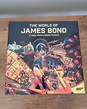 James Bond 007 Jigsaw Puzzle 1000 Piece EUC Includes Poster Full of Bond Trivia
