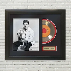 Elvis Presley Legends of Music Gold Record Display - Picture 1 of 5