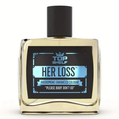 Her Loss Eau De Cologne Feromona Mejorada para Hombres Larga Duración 1.7fl oz./50ml Foto 1 de 4
