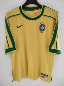 BRAZIL 1998 WC camiseta shirt trikot maillot maglia M - Picture 1 of 6