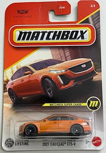MATCHBOX SUPER CHASE 2021 CADILLAC CT5-V MBX ORANGE Mainline 2025 Case G New SC - Picture 1 of 6