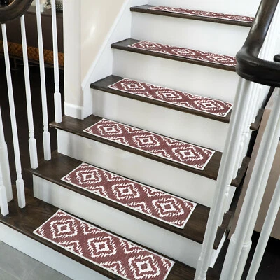 Stair Treads - Anti-Slip Carpet Strips for Indoor Stairs, Pack of 4/7/10/13/15 - Image 1 of 4