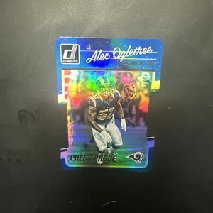 2016 Donruss #155 Alec Ogletree 13/75 Silver Press Proof DIE-CUT (K13) - Picture 1 of 2
