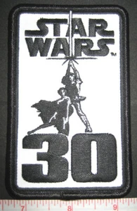 SELTEN Star Wars 30 Jahre Logo 4" Patch lang aus Material von C&D - USA verschickt - Bild 1 von 3