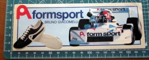 form-sport Giacomelli  ADESIVO STICKER VINTAGE  NEW ORIGINAL - Imagen 1 de 2