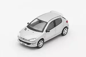 SHADOW 1/64 Scale Peugeot 206 Silver Diecast Car Model Toy Collection Gift NIB - Picture 1 of 6