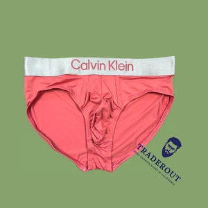 Calvin Klein CK Hombre Rojo Óxido Microfibra Cepillada Calzoncillo Ropa Interior S M - Imagen 1 de 2