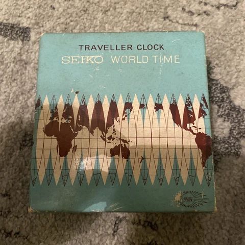 Vintage Seiko Japan Desk Clock MOD#  UB527 Cover