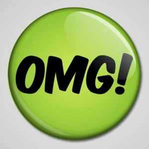 OMG 25mm / 58mm Button Badges / Taschenspiegel - Bild 1 von 4