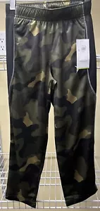 Old Navy Active Green Camo Go Dry Boys Pants Breathable Mesh Sz Small (6-7) New - Picture 1 of 12