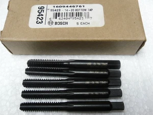 Grifo inferior Bosch 95423 tamaño 14-20 hilo óxido negro 5 piezas hecho en EE. UU. - Imagen 1 de 2