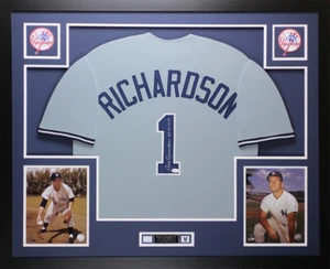 Bobby Richardson Autographed and Framed Gray NY Yankees JSA COA - Picture 1 of 5