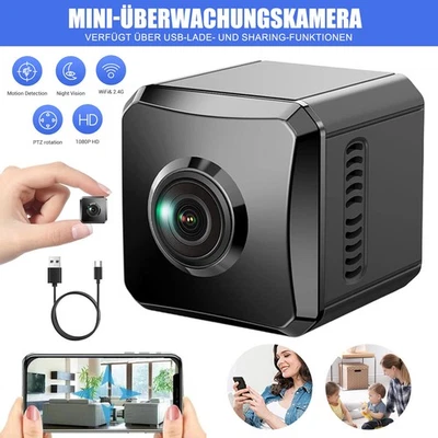 HD Nachtsicht Überwachungskamera 1080P Mini Camera Wlan Kamera Cam NEU - Bild 1 von 4