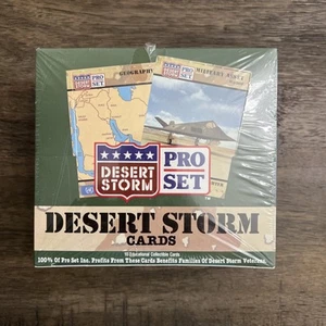 Pro Set 1991 - Desert Storm Military Trading Cards - New Unopened Sealed Vintage - Picture 1 of 3